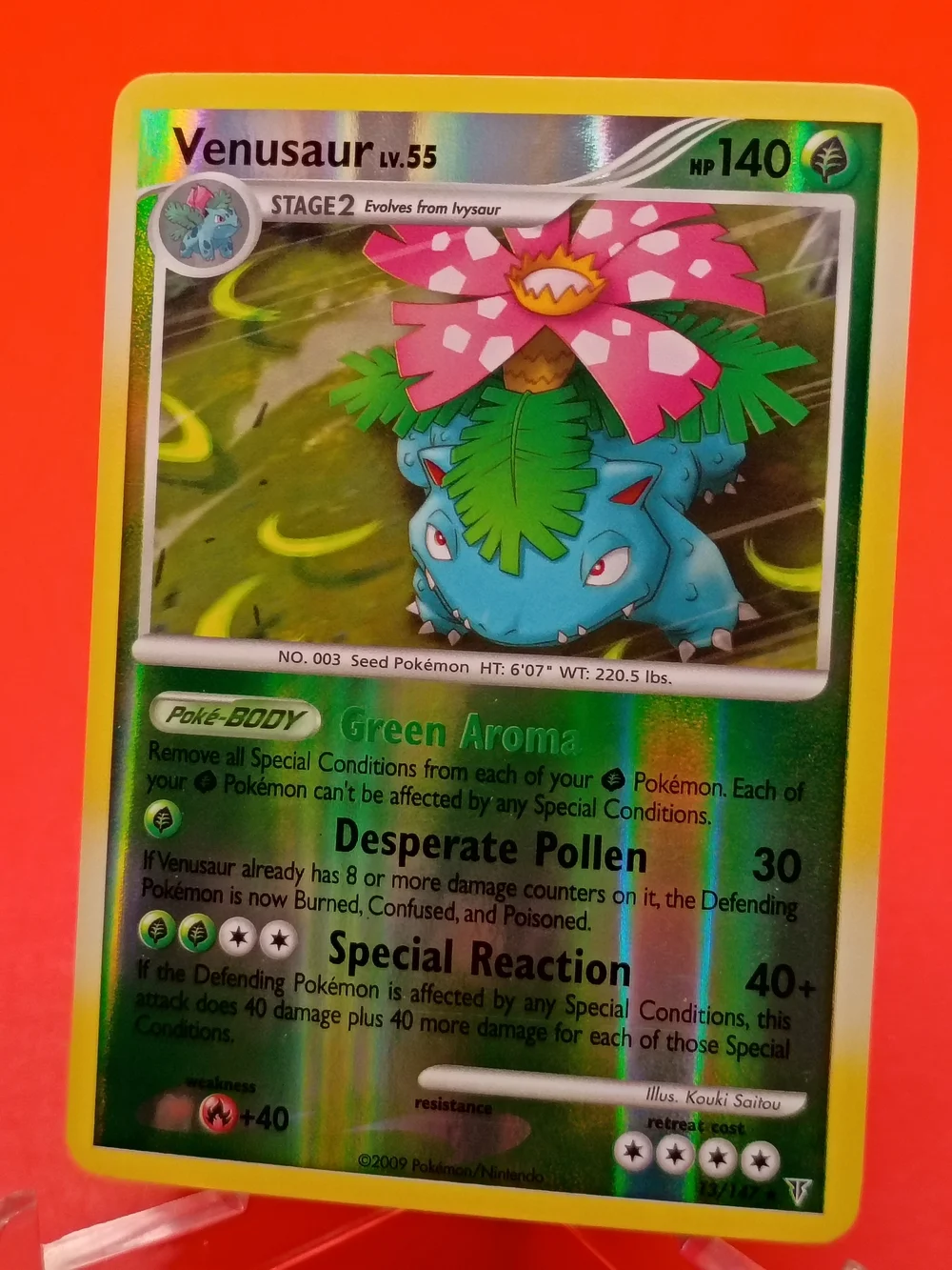 Venusaur 13/147 Platinum Supreme Victors Reverse Holo NM-LP Pokémon TCG
